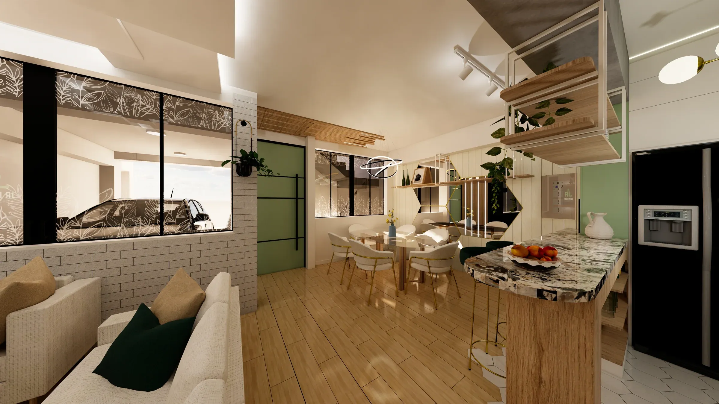 Multifamiliar Los Olivos · Vista 18. Departamentos por nivel · Visualización 3D