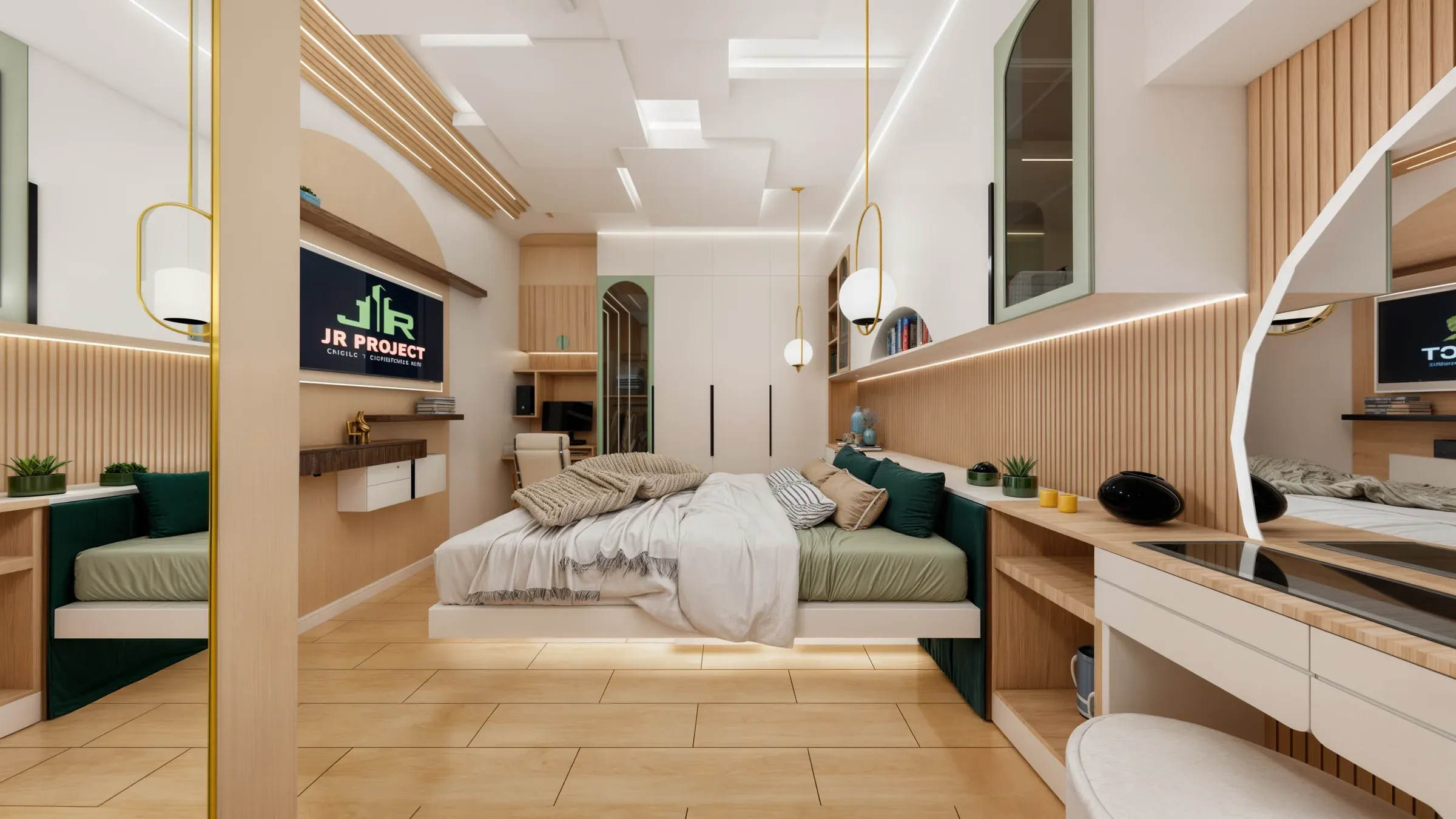 Multifamiliar Los Olivos · Vista 68. Departamentos por nivel · Visualización 3D