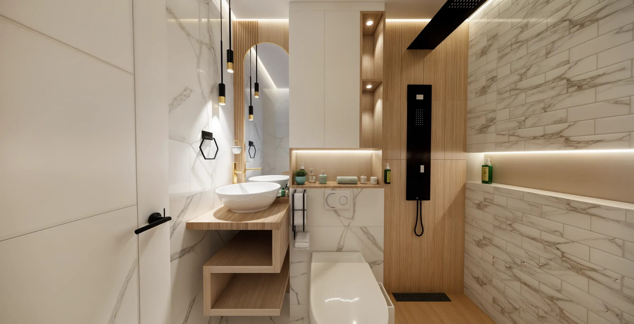 Multifamiliar Los Olivos · Vista 134. Terraza y áreas comunes