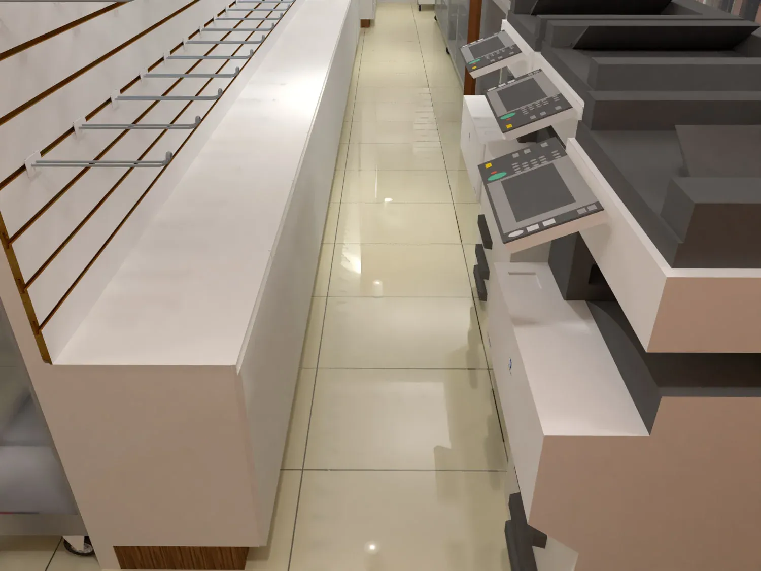 Librería comercial · Vista 21. Diseño interior, exhibición y mobiliario