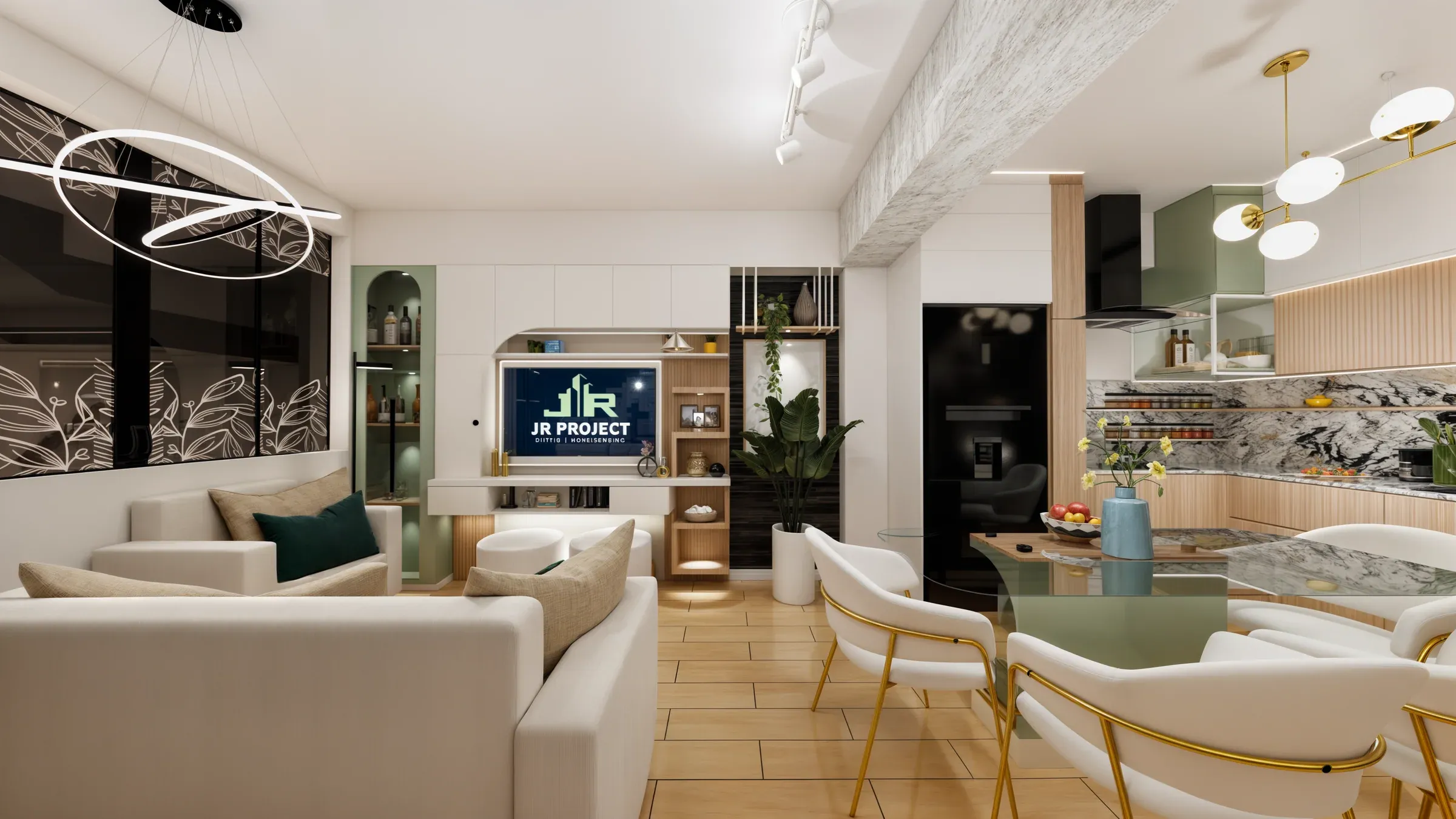 Multifamiliar Los Olivos · Vista 59. Departamentos por nivel · Visualización 3D