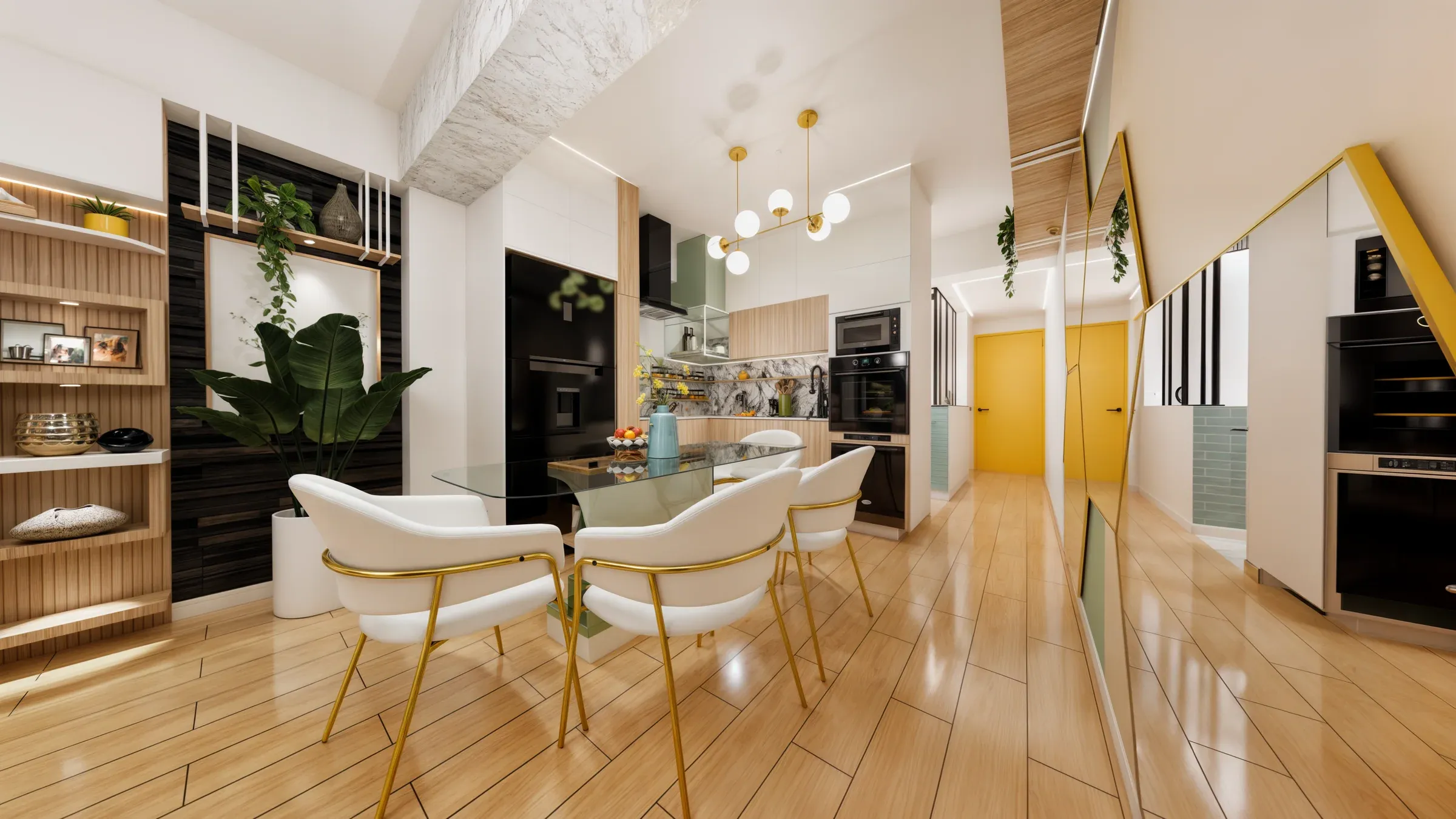 Multifamiliar Los Olivos · Vista 60. Departamentos por nivel · Visualización 3D