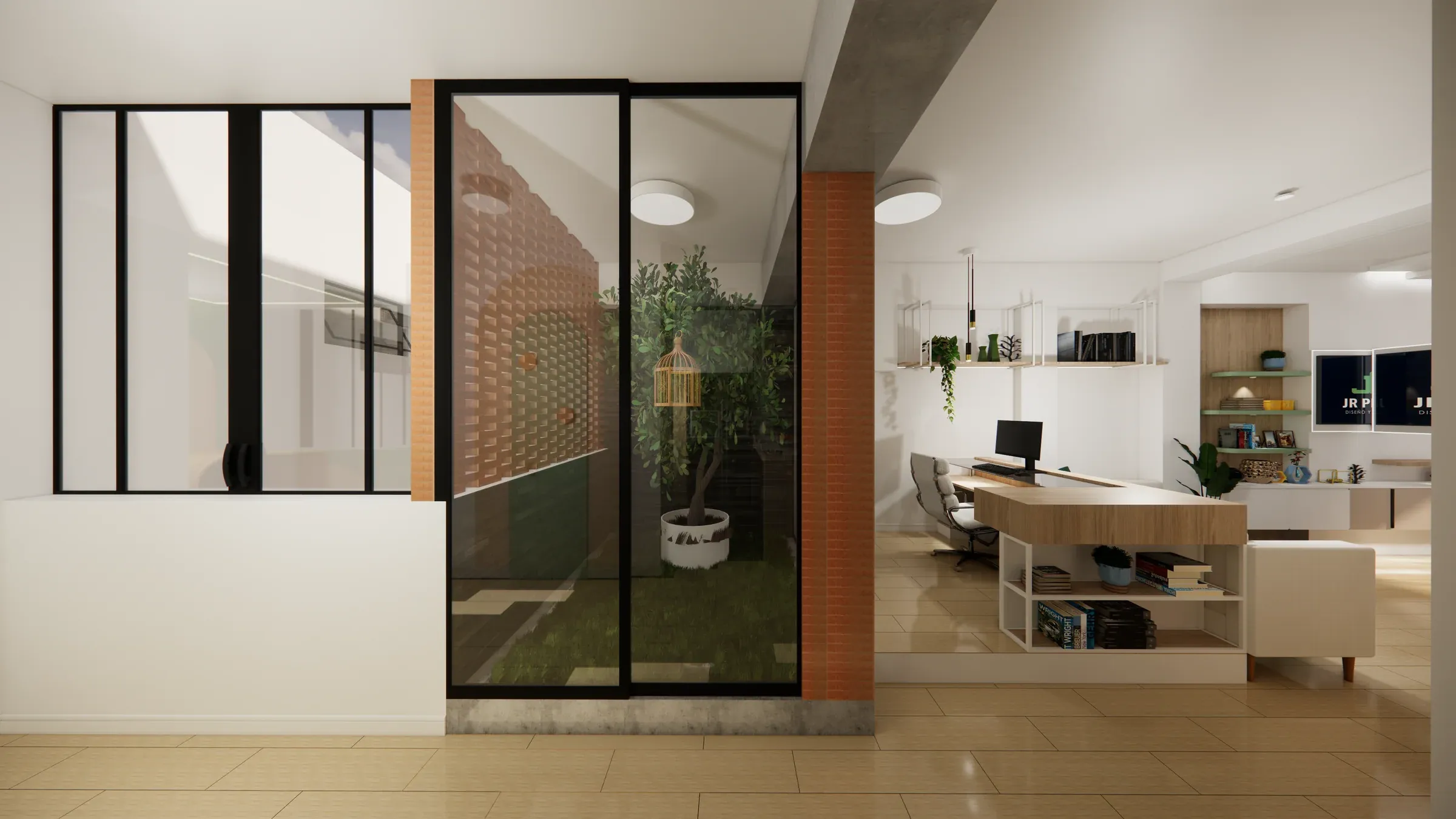 Multifamiliar Los Olivos · Vista 42. Departamentos por nivel · Visualización 3D